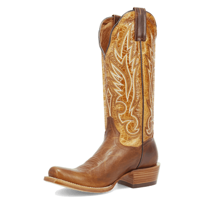 Women's Dan Post Amber Trail Leather Boot - Honey - DP5225