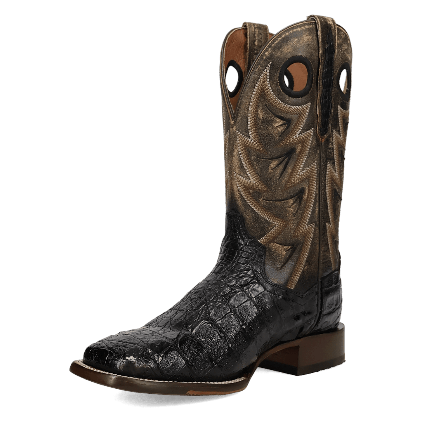 Men's Dan Post Marsh Caiman Boot - Black - DP5240