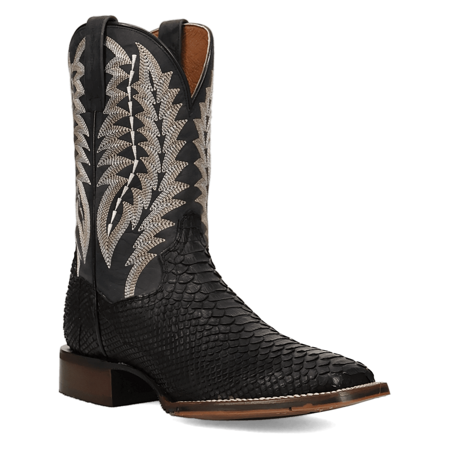 Men's Dan Post Midnight Reign Python Boot - Black - DP5269
