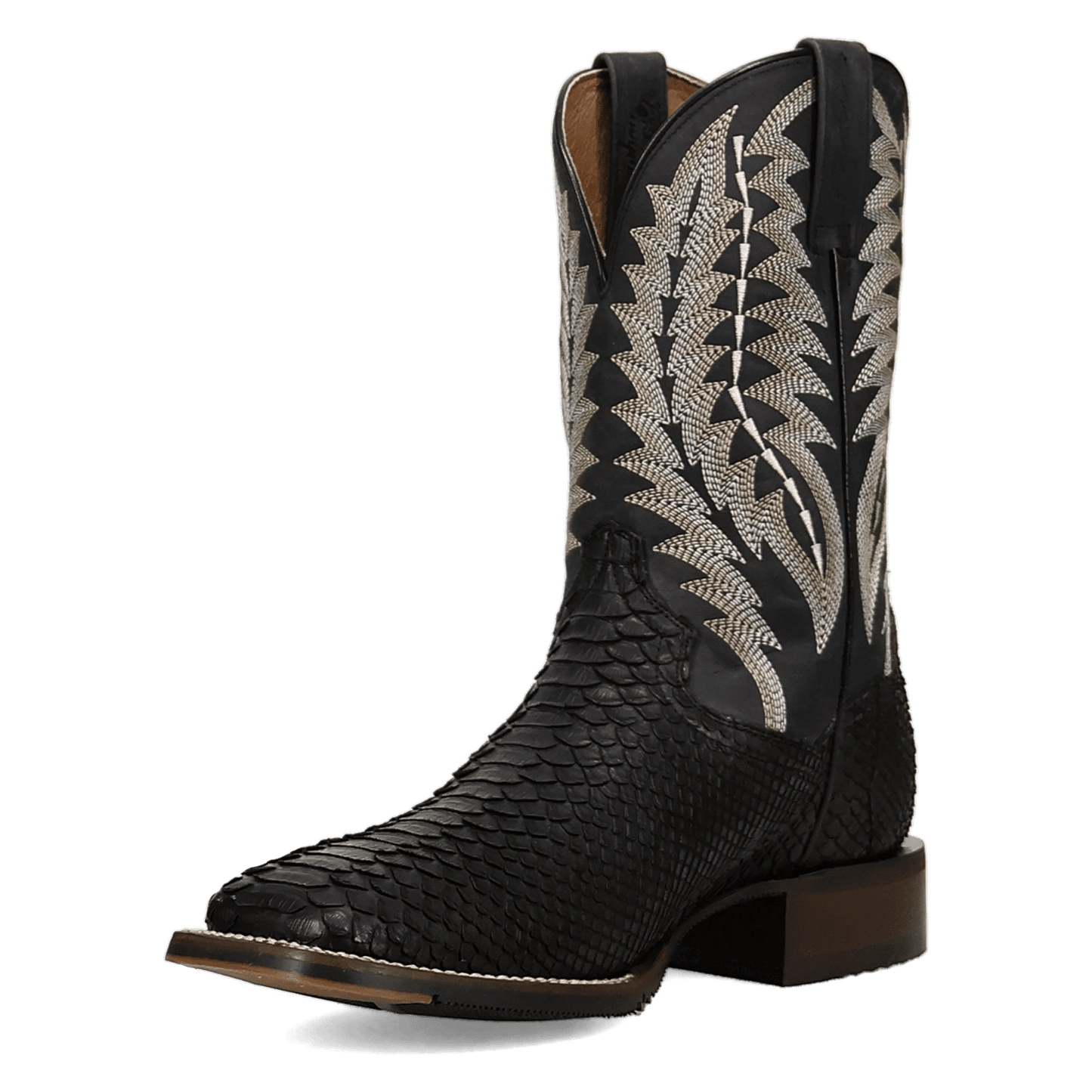 Men's Dan Post Midnight Reign Python Boot - Black - DP5269