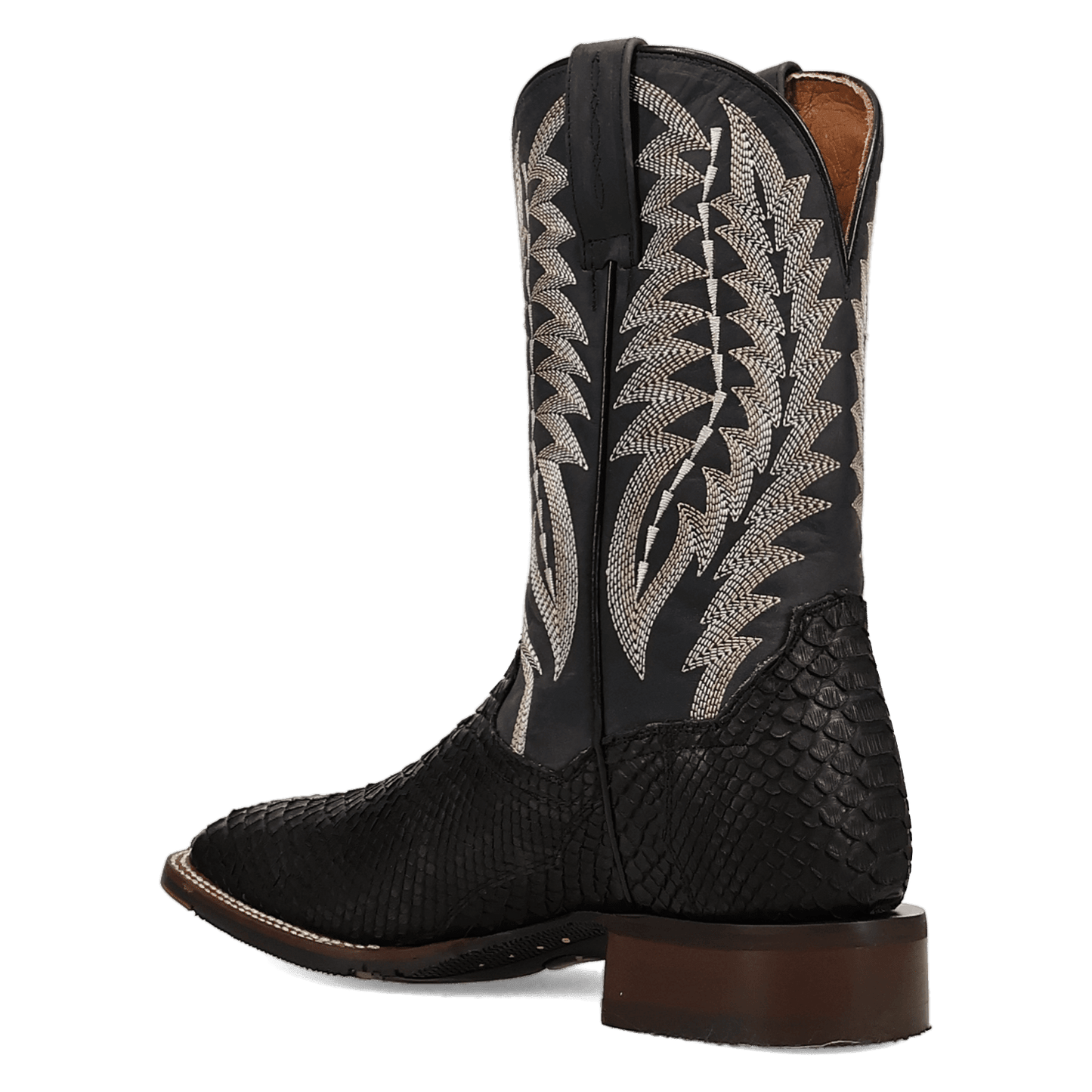 Men's Dan Post Midnight Reign Python Boot - Black - DP5269