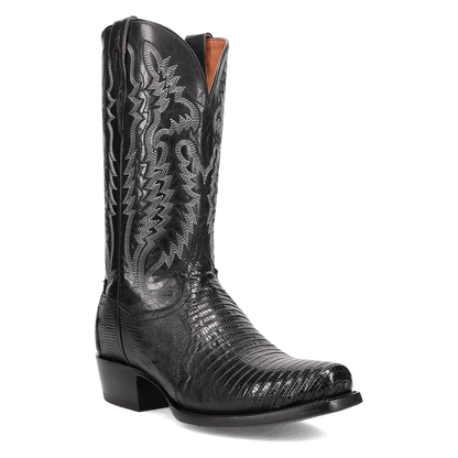 Men's Dan Post Ringold Lizard Boot - Black - DP7038