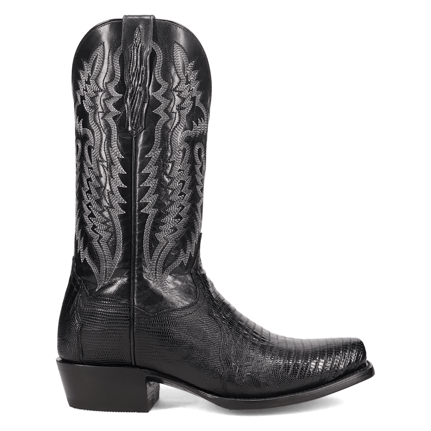 Men's Dan Post Ringold Lizard Boot - Black - DP7038