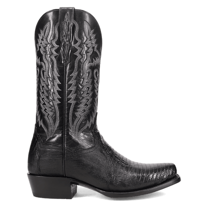 Men's Dan Post Ringold Lizard Boot - Black - DP7038