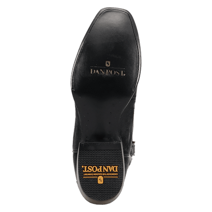 Men's Dan Post Ringold Lizard Boot - Black - DP7038