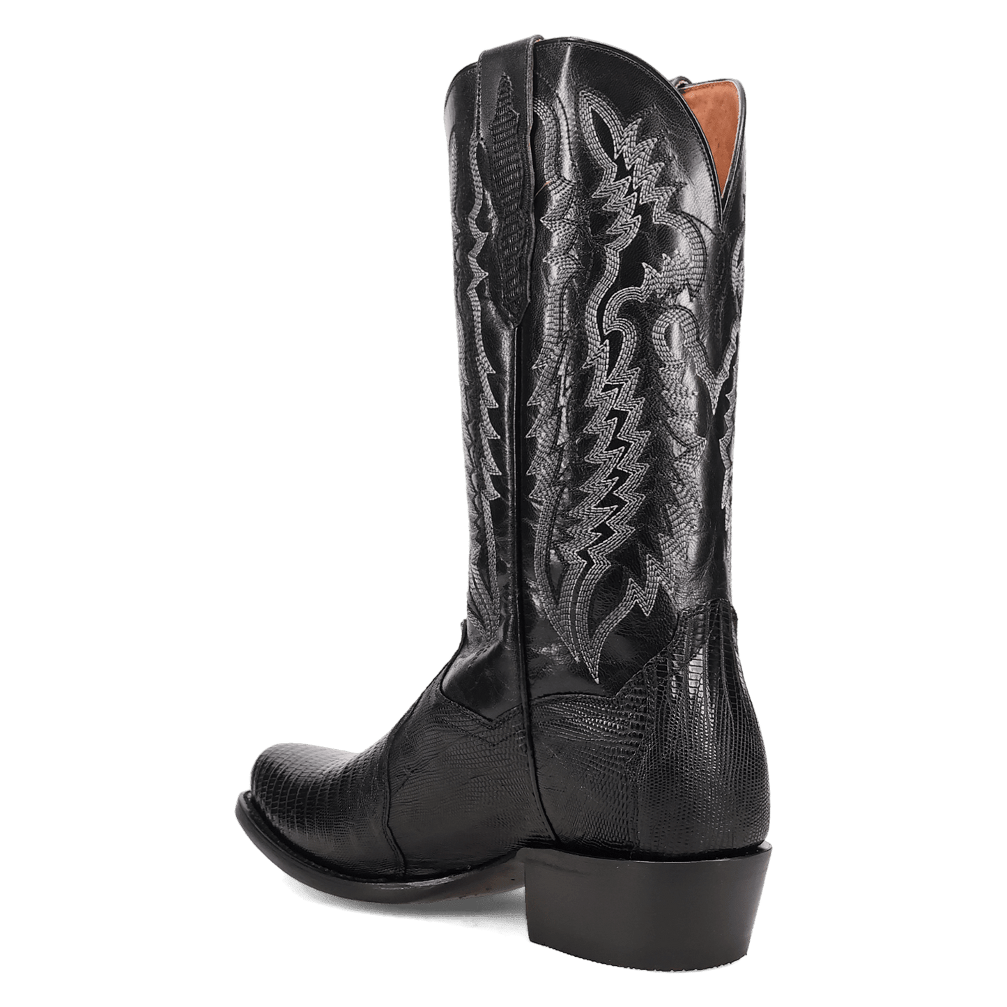 Men's Dan Post Ringold Lizard Boot - Black - DP7038
