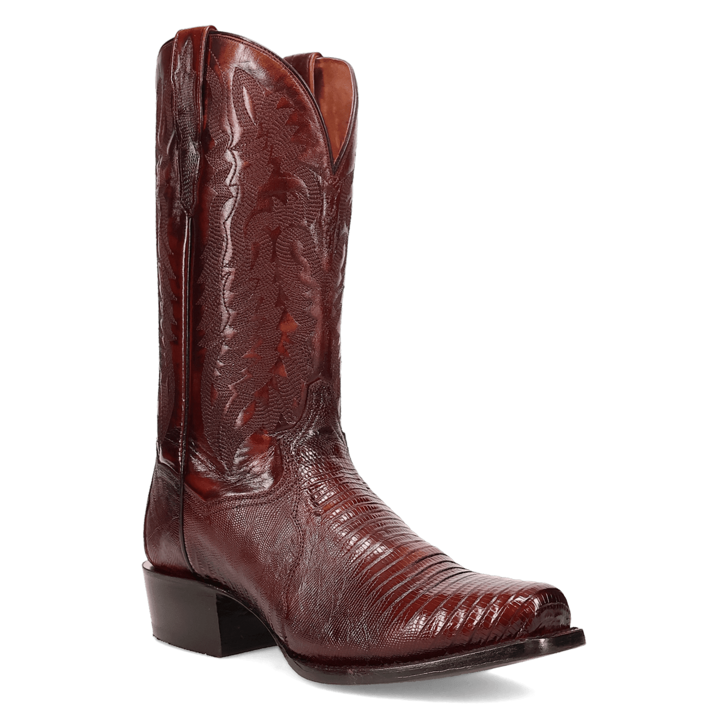 Men's Dan Post Ringold Lizard Boot - Brown - DP7039