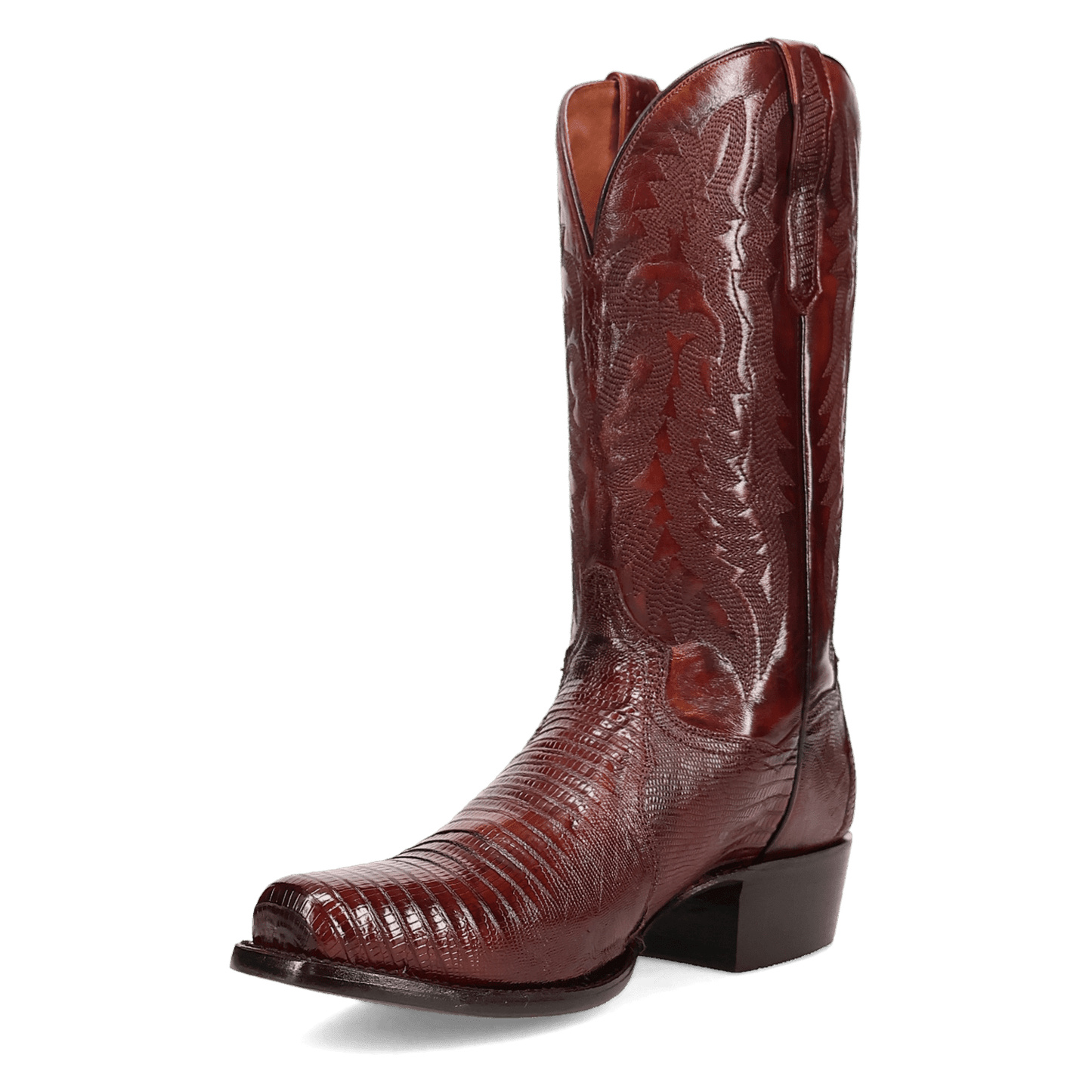 Men's Dan Post Ringold Lizard Boot - Brown - DP7039