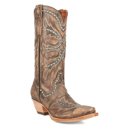 Women's Dan Post Mesa Leather Boot - Honey - DP7054