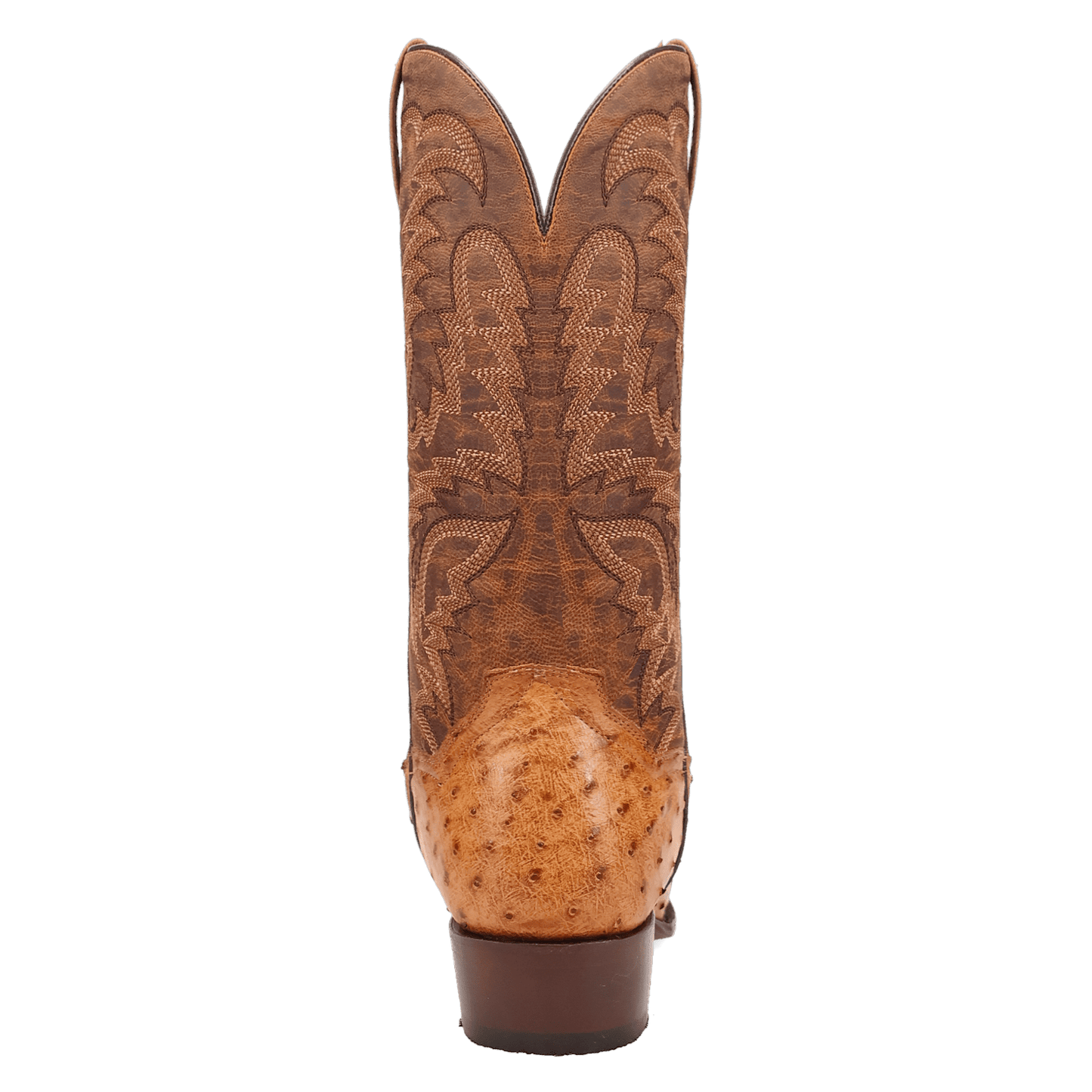 Men's Dan Post Marco Full Quill Ostrich Boot - Saddle - DP7064