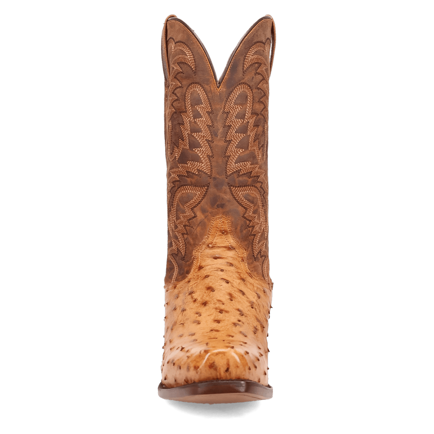 Men's Dan Post Marco Full Quill Ostrich Boot - Saddle - DP7064