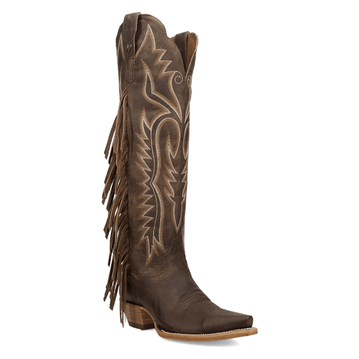 Women's Dan Post Prairie Dancer Leather Boot - Brown - DP7103