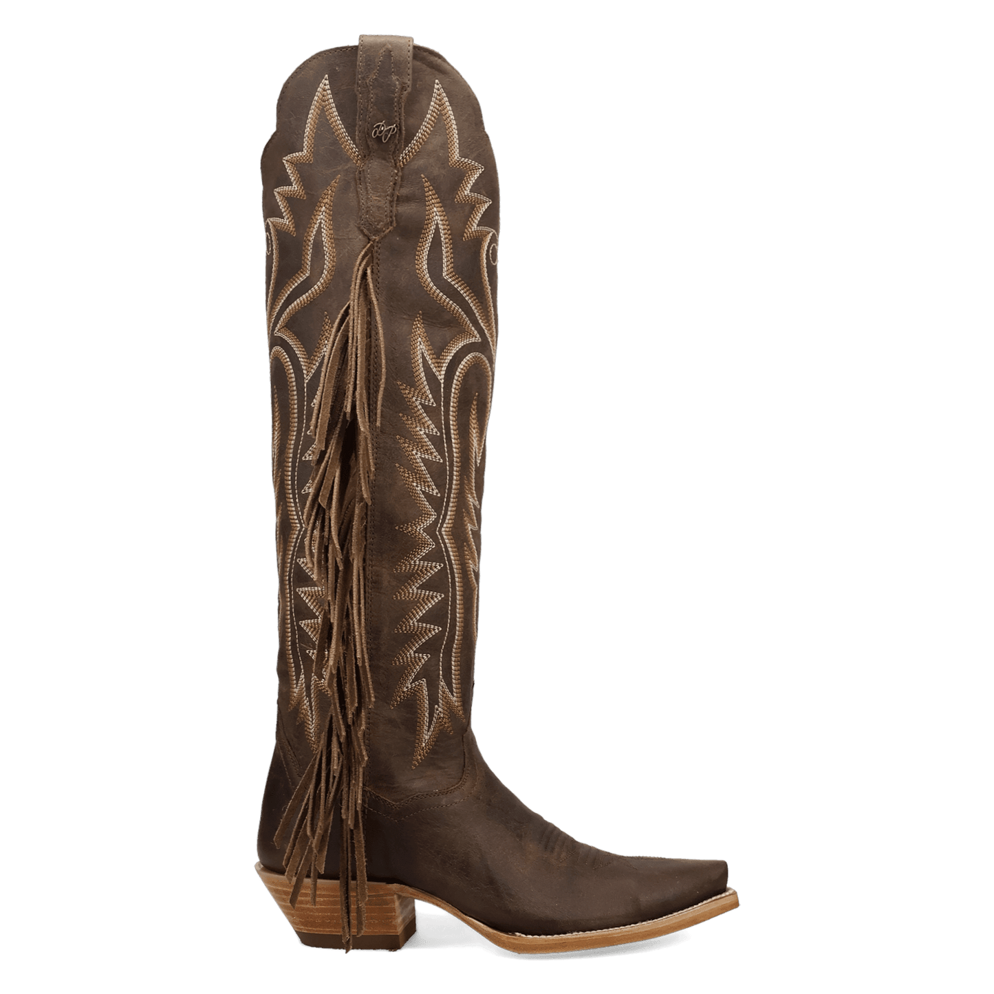 Women's Dan Post Prairie Dancer Leather Boot - Brown - DP7103