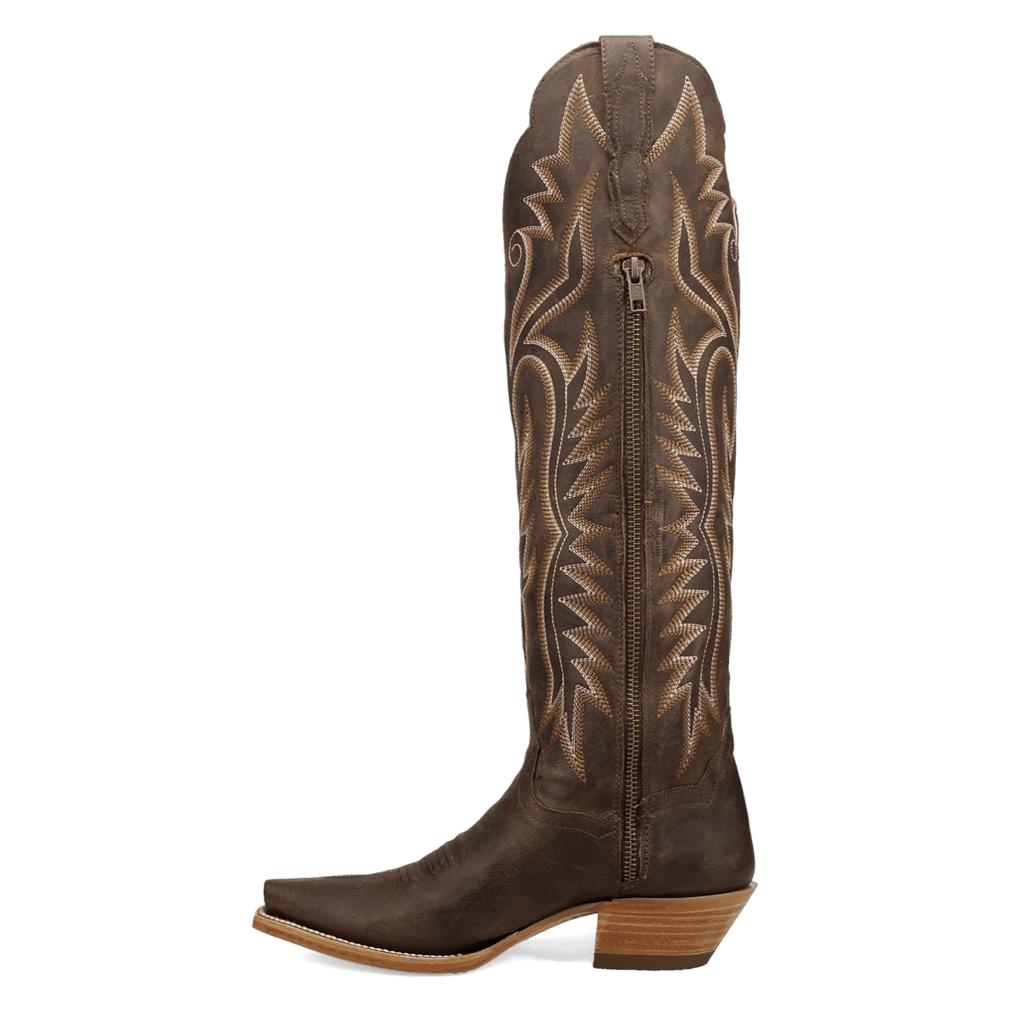 Women's Dan Post Prairie Dancer Leather Boot - Brown - DP7103