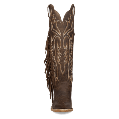 Women's Dan Post Prairie Dancer Leather Boot - Brown - DP7103