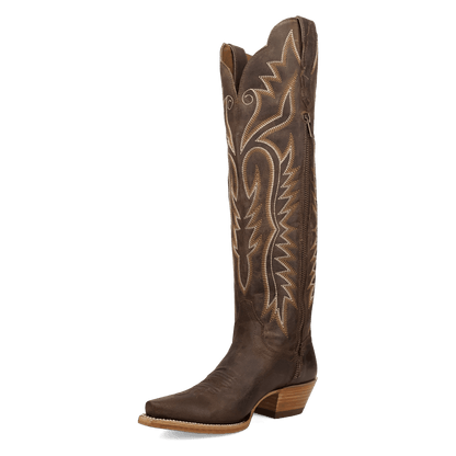 Women's Dan Post Prairie Dancer Leather Boot - Brown - DP7103