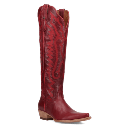 Women's Dan Post Heartland Leather Boot - Red - DP7104
