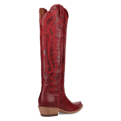 Women's Dan Post Heartland Leather Boot - Red - DP7104