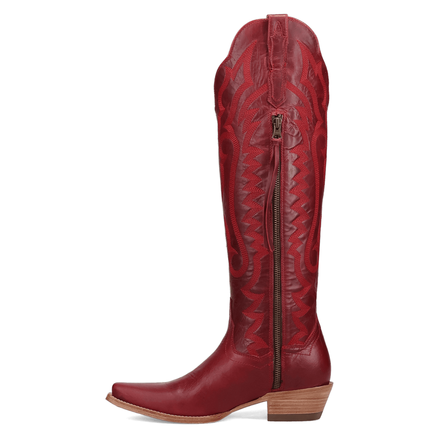 Women's Dan Post Heartland Leather Boot - Red - DP7104