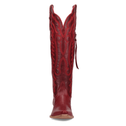 Women's Dan Post Heartland Leather Boot - Red - DP7104