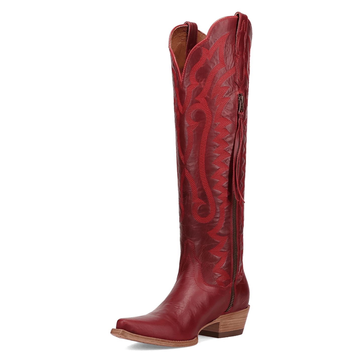 Women's Dan Post Heartland Leather Boot - Red - DP7104
