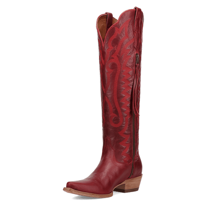 Women's Dan Post Heartland Leather Boot - Red - DP7104