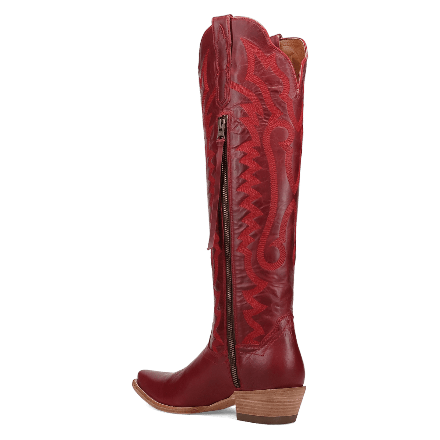 Women's Dan Post Heartland Leather Boot - Red - DP7104