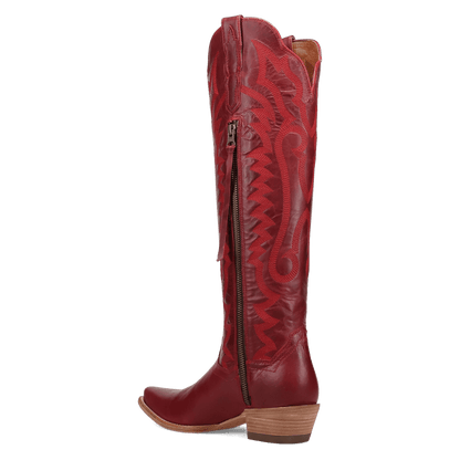 Women's Dan Post Heartland Leather Boot - Red - DP7104