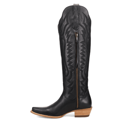 Women's Dan Post Heartland Leather Boot - Black - DP7107