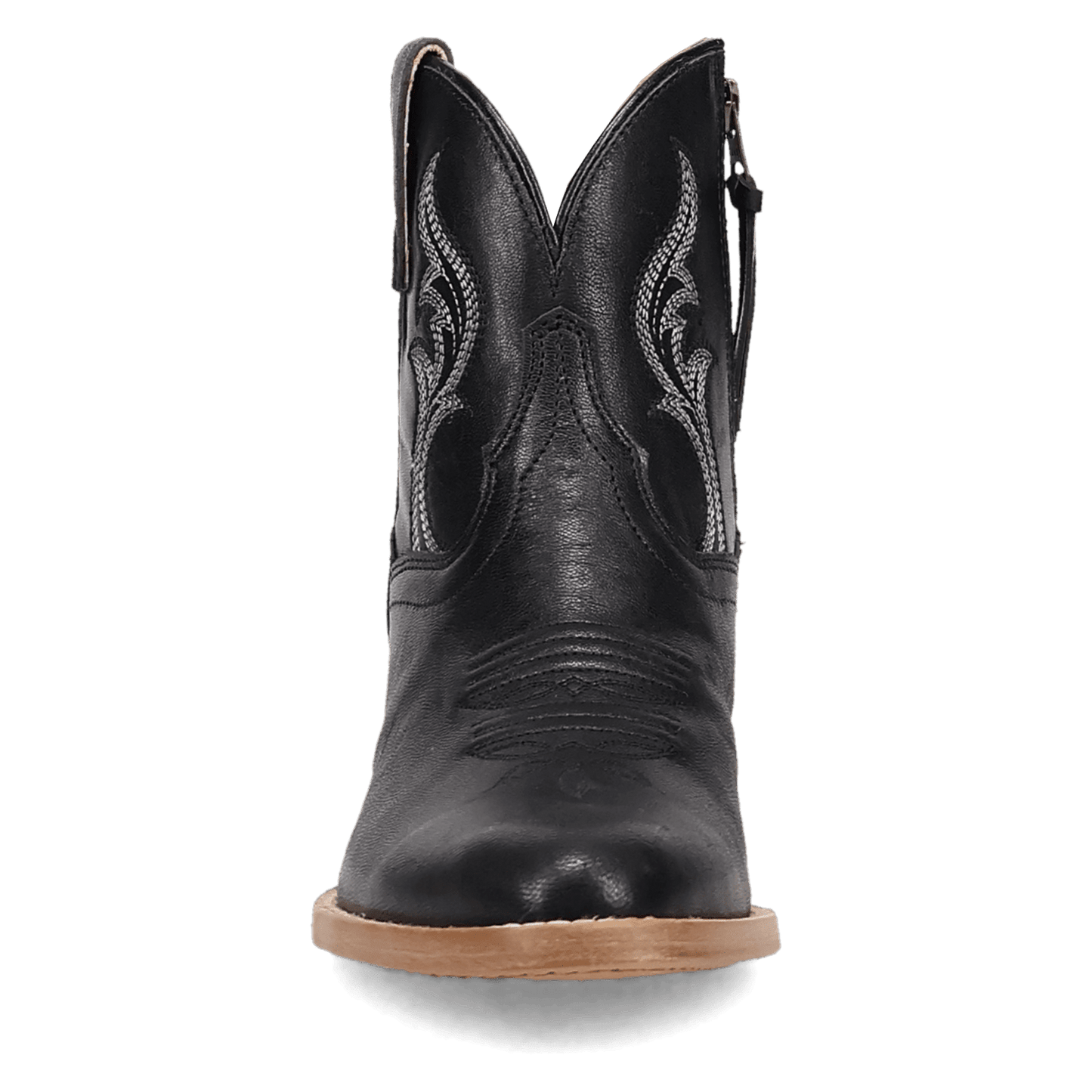 Women's Dan Post Rustic Charm Leather Bootie - Black - DP7112