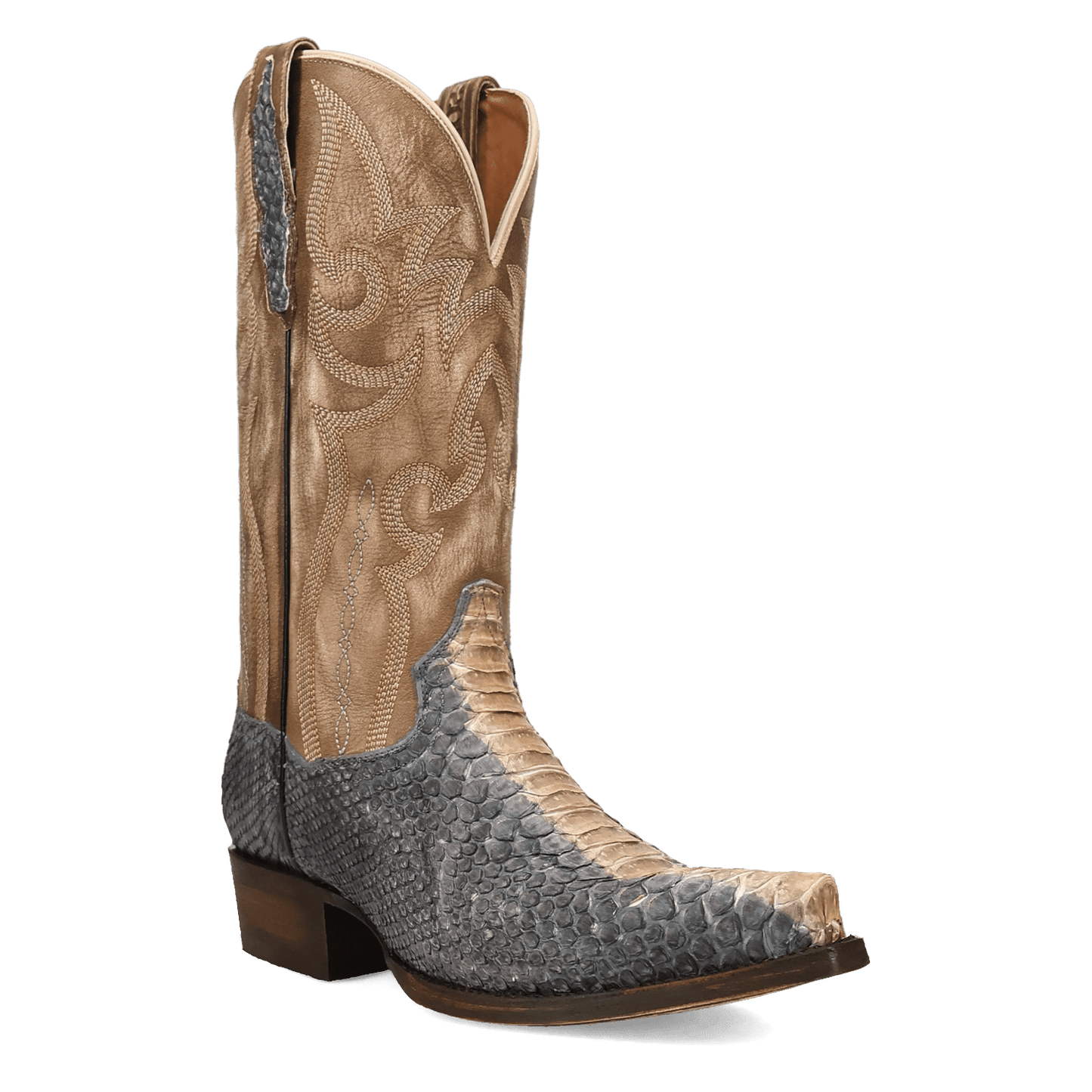 Men's Dan Post Stryker Python Boot - Gray - DP7122