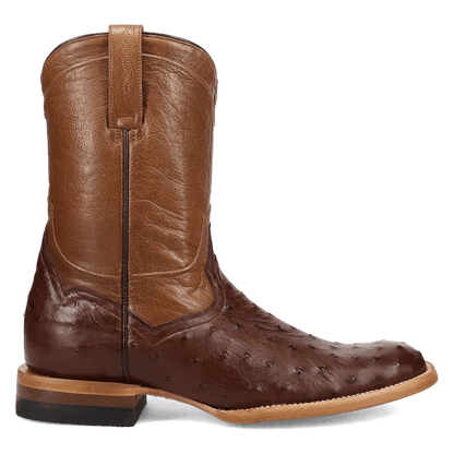 Men's Dan Post Ardor Full Quill Ostrich Boot - Brown - DP7133