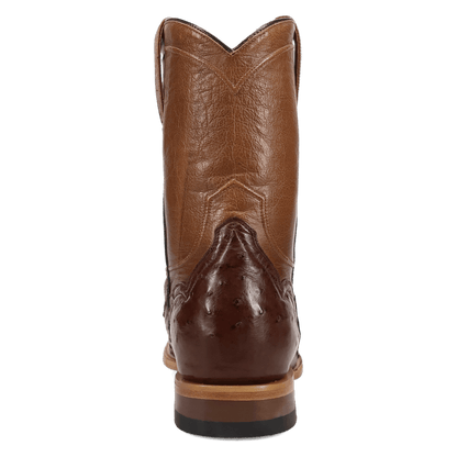 Men's Dan Post Ardor Full Quill Ostrich Boot - Brown - DP7133