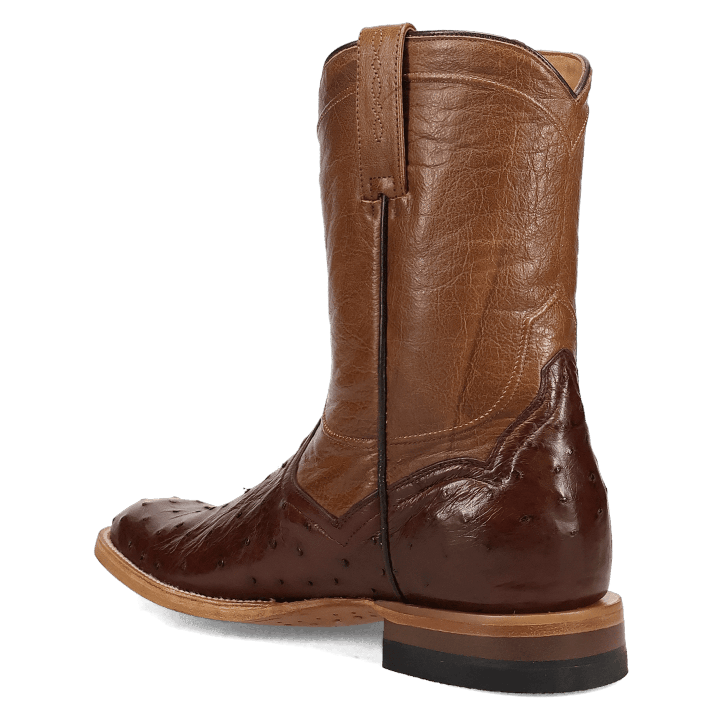 Men's Dan Post Ardor Full Quill Ostrich Boot - Brown - DP7133