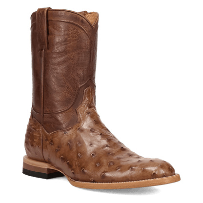 Men's Dan Post Ardor Full Quill Ostrich Boot - Tobacco - DP7134