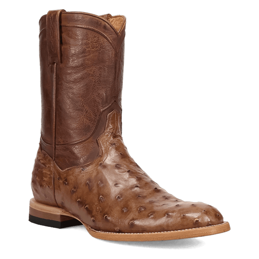 Men's Dan Post Ardor Full Quill Ostrich Boot - Tobacco - DP7134