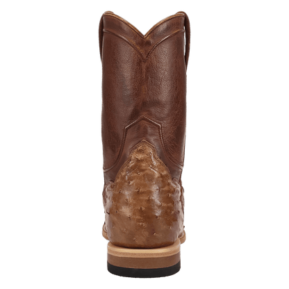 Men's Dan Post Ardor Full Quill Ostrich Boot - Tobacco - DP7134