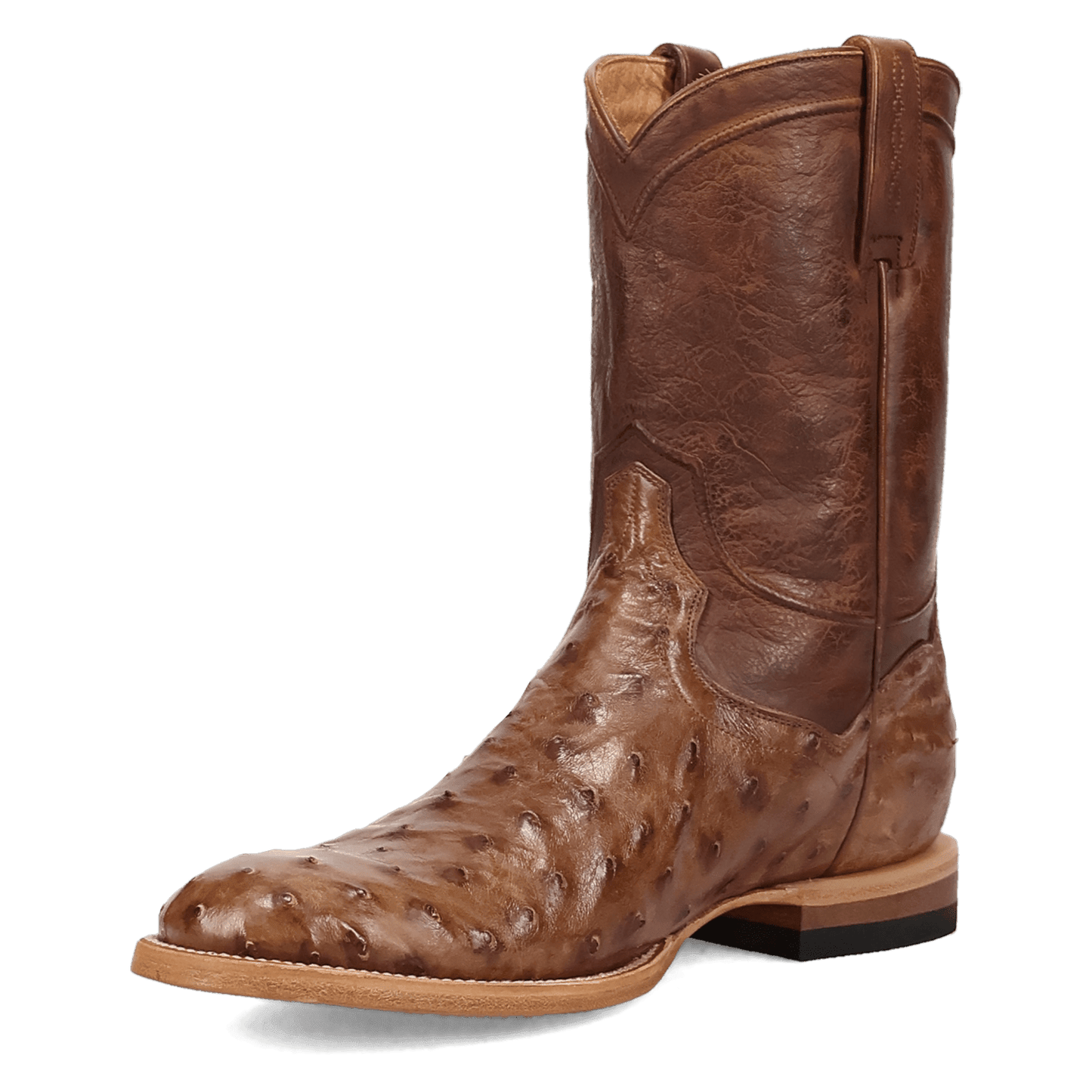 Men's Dan Post Ardor Full Quill Ostrich Boot - Tobacco - DP7134