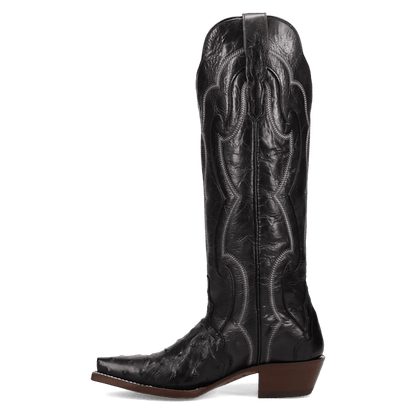 Women's Dan Post Maravilla Full Ostrich Boot - Black - DP7143