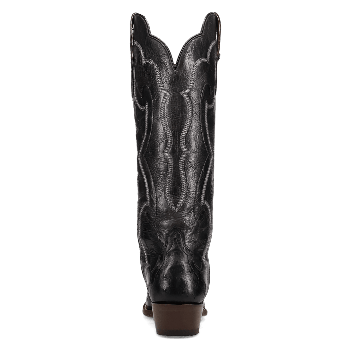 Women's Dan Post Maravilla Full Ostrich Boot - Black - DP7143