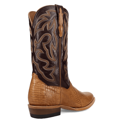 Men's Dan Post Spurline Teju Lizard Boot - Honey - DP7145
