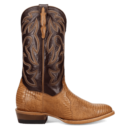 Men's Dan Post Spurline Teju Lizard Boot - Honey - DP7145