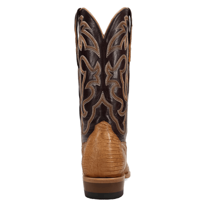 Men's Dan Post Spurline Teju Lizard Boot - Honey - DP7145