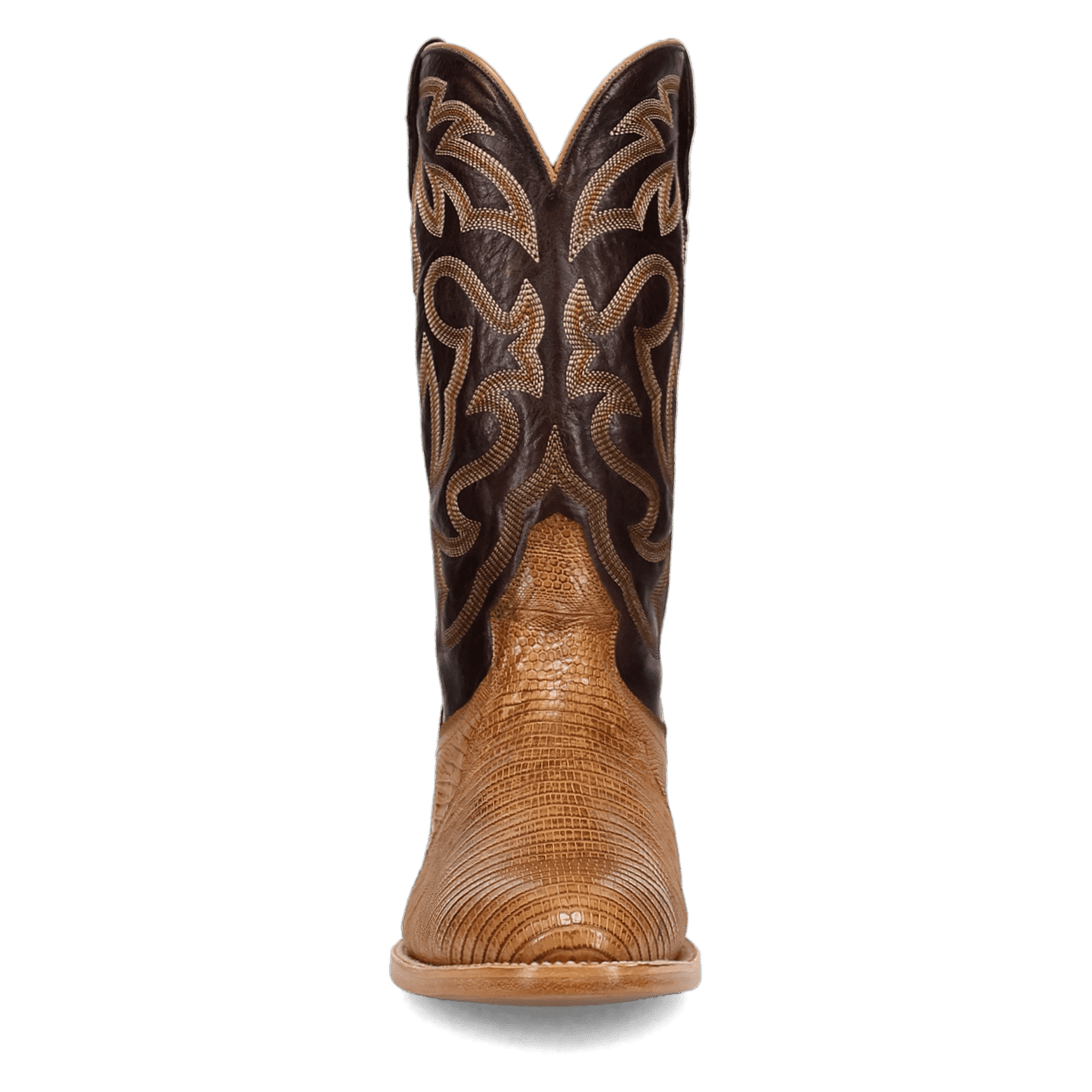 Men's Dan Post Spurline Teju Lizard Boot - Honey - DP7145