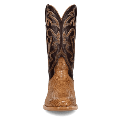 Men's Dan Post Spurline Teju Lizard Boot - Honey - DP7145