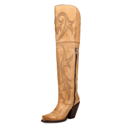 Women's Dan Post Jilted Leather Boot - Brown - DP7148