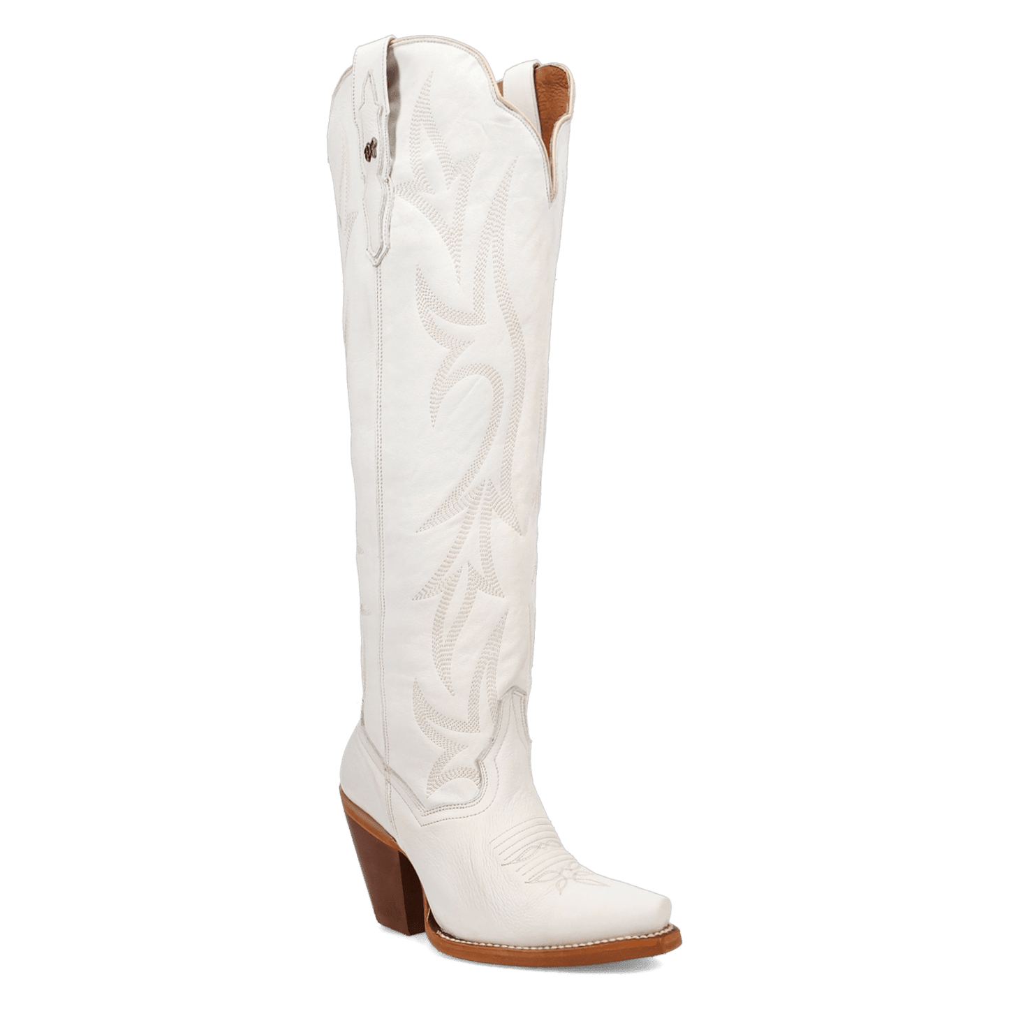 Women's Dan Post Blissful Beauty Leather Boot - White - DP7149