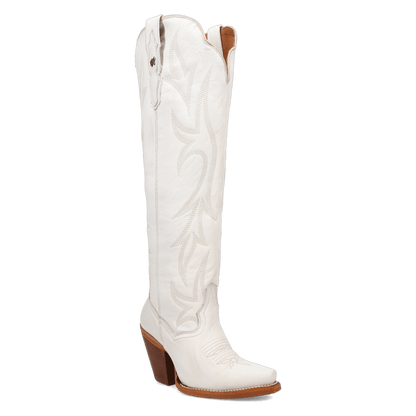 Women's Dan Post Blissful Beauty Leather Boot - White - DP7149