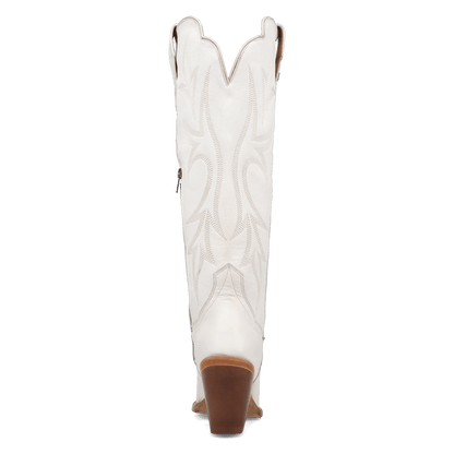 Women's Dan Post Blissful Beauty Leather Boot - White - DP7149