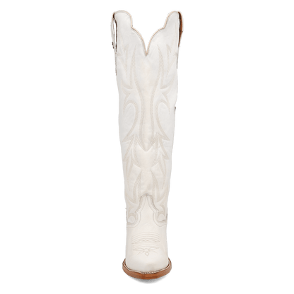 Women's Dan Post Blissful Beauty Leather Boot - White - DP7149